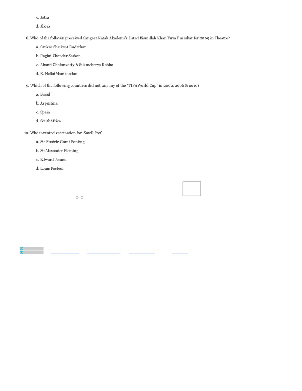 IBPS Clerical General Knowledge Questions With Answers Practice Test 1 To Test 3 - Page 3