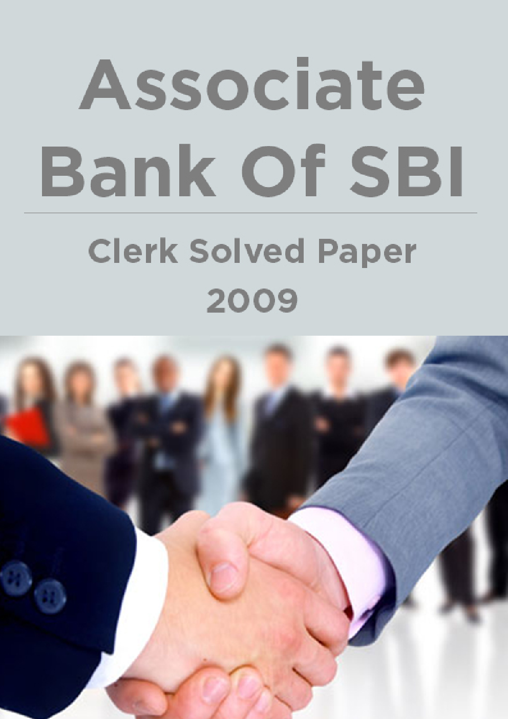 Associate Bank Of SBI Clerk Solved Paper 2009 - Page 1