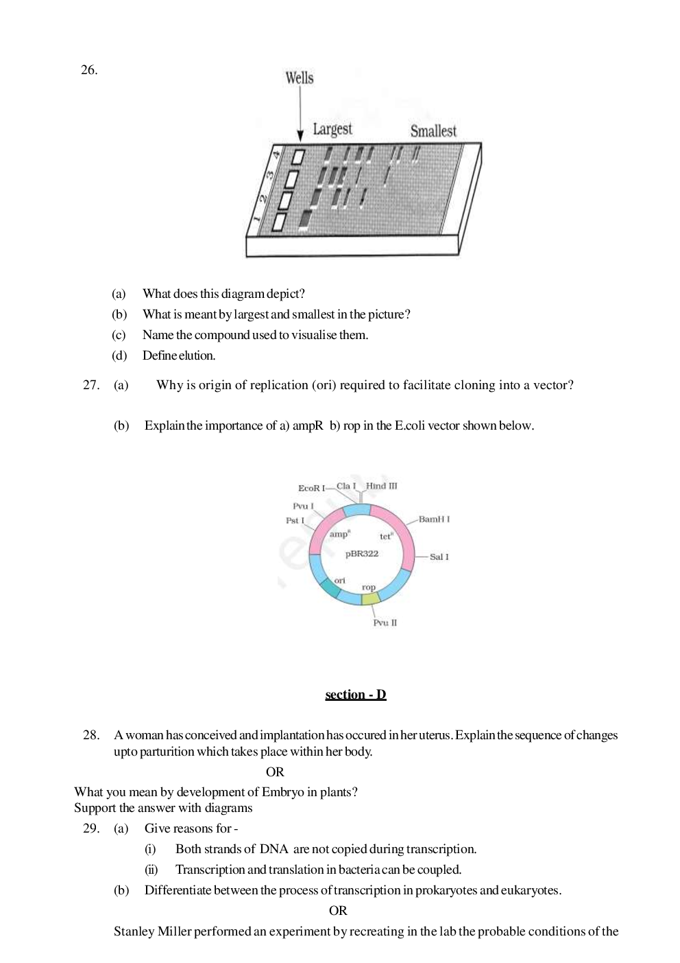 CBSE Sample Question Papers Biology With Solutions Class 12 - Page 5