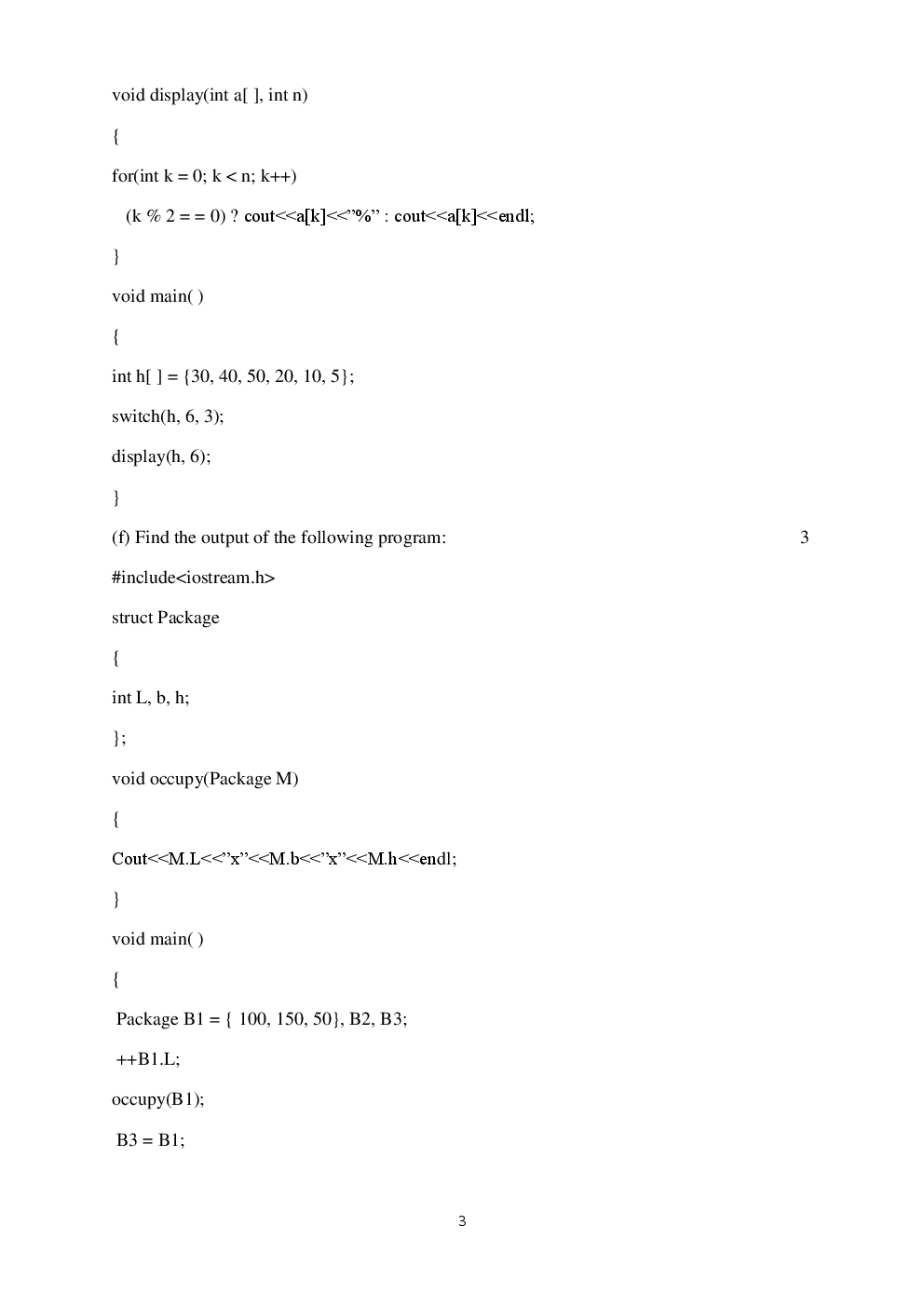 CBSE Sample Question Papers Computer Science With Solutions Class 12 - Page 4