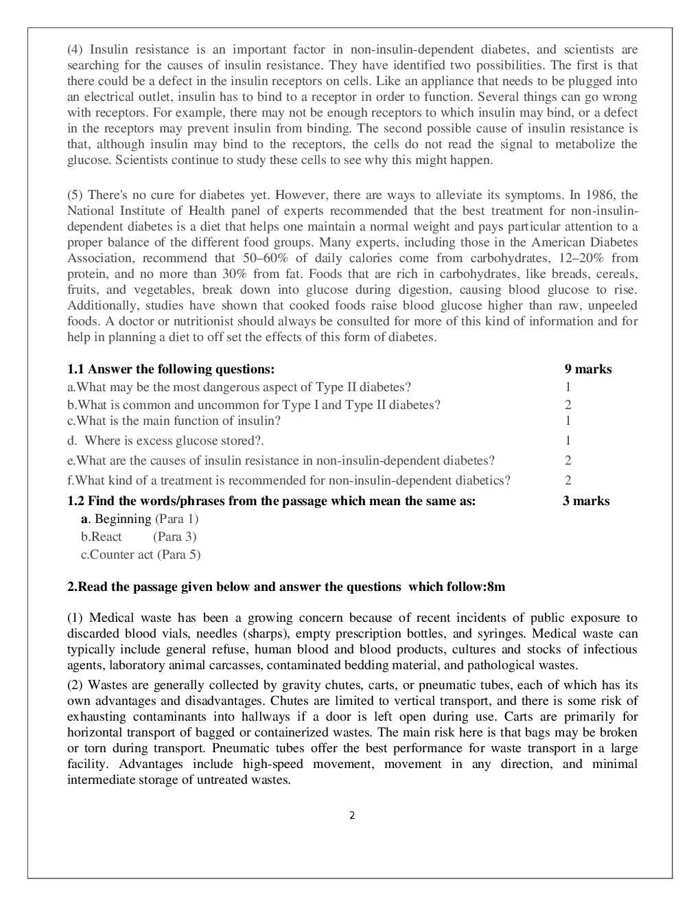 CBSE Sample Question Papers English With Solutions Class 12 - Page 3