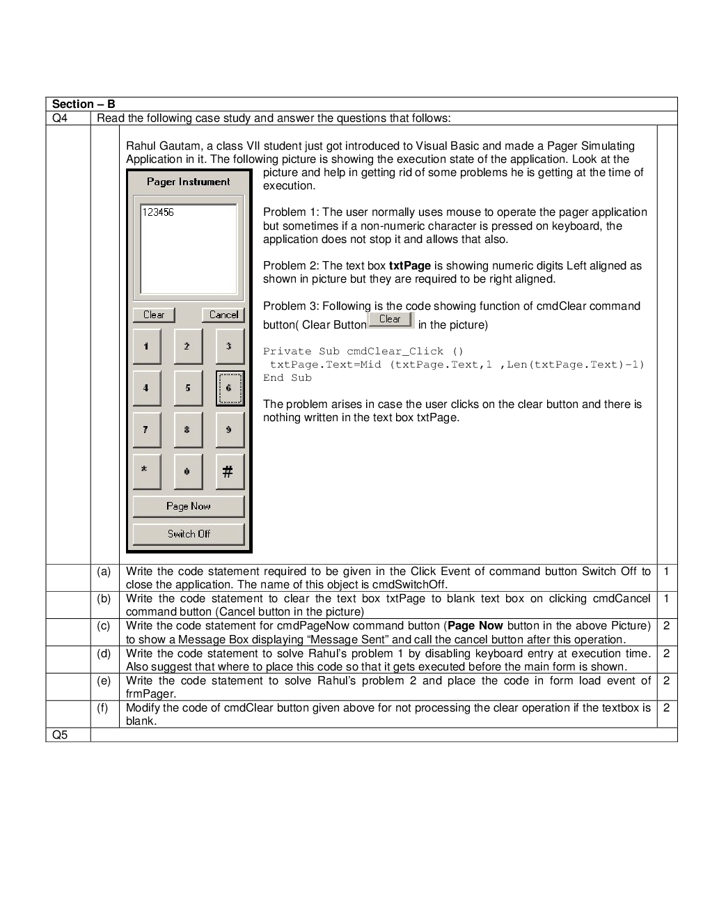 Cbse Class 11 Information Practice SA II Sample Question Paper - Page 3