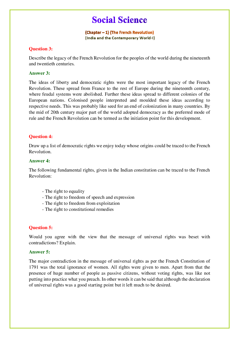 NCERT History Textbook Solutions for Class 9th - Page 3