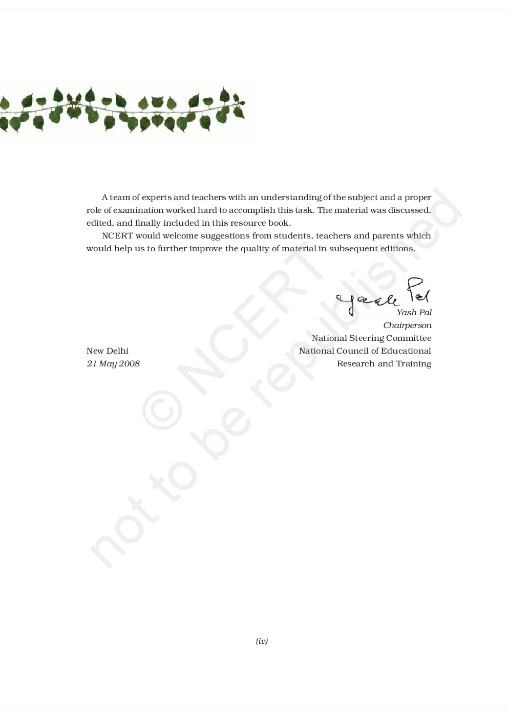 NCERT Exemplar Problems Class XII Biology - Page 3