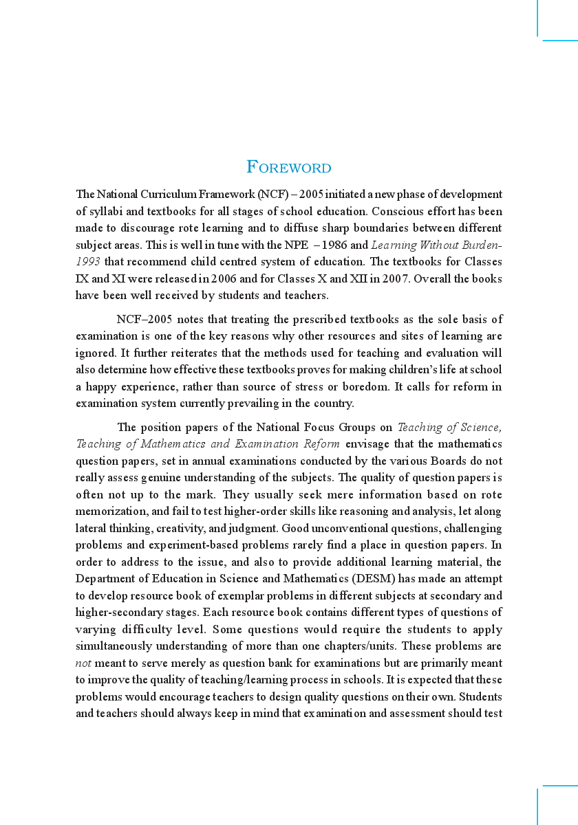 NCERT Exemplar Problems Class XII Mathematics - Page 3