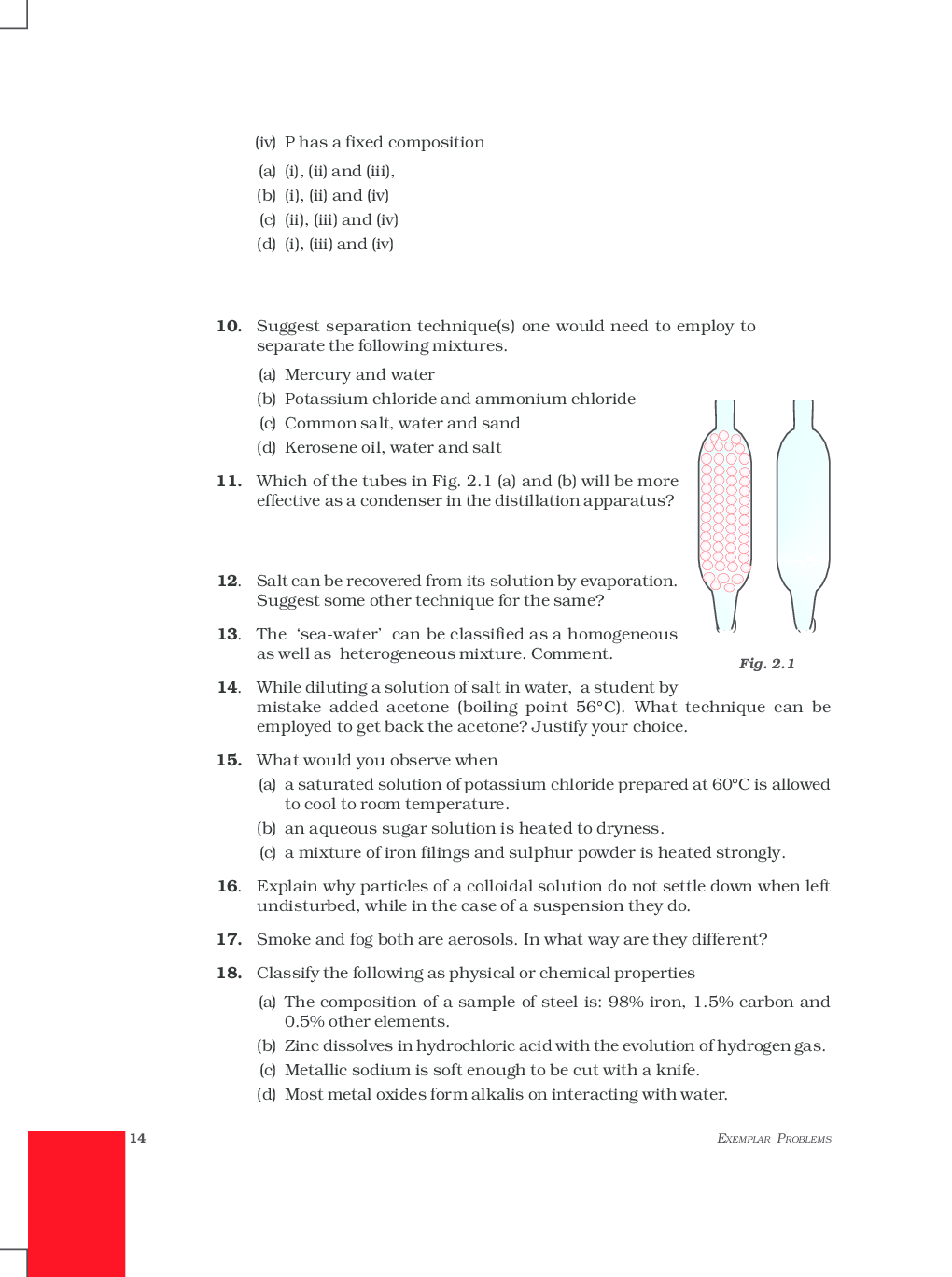 NCERT Exemplar Problems Science Textbook for Class IX - Chapter 2 - Is matter around us pure - Page 3