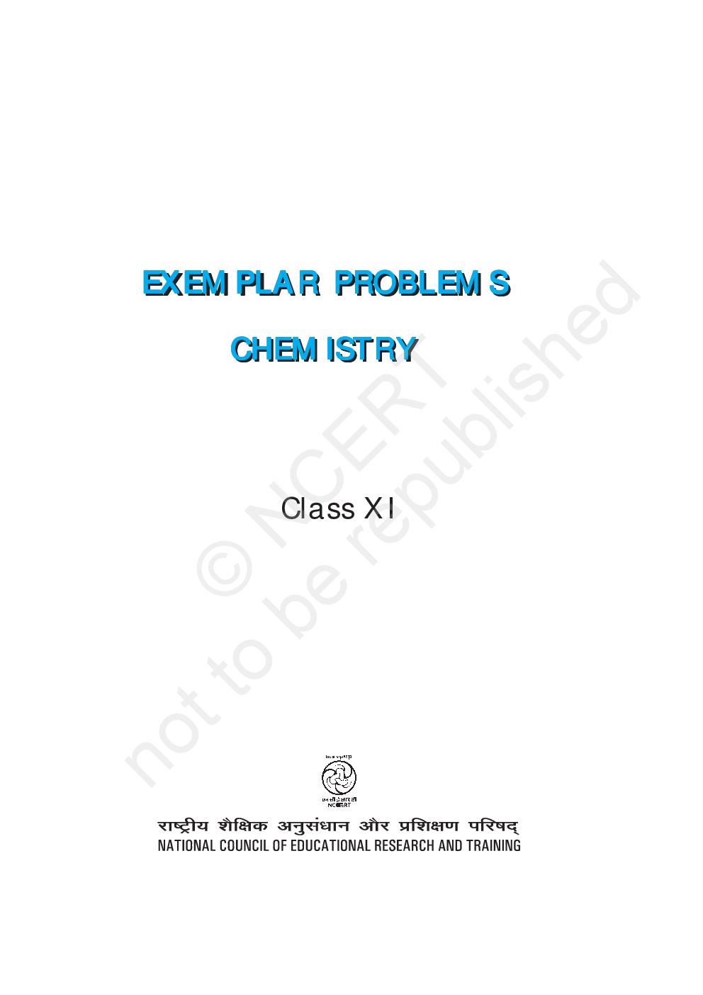 NCERT Chemistry Exemplar Problems Class XI - Page 2
