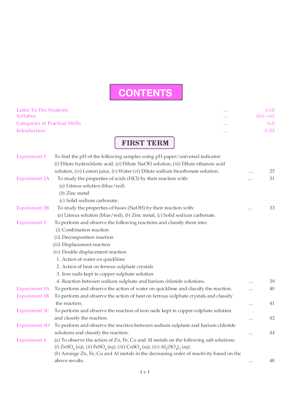 Comprehensive Science Practical Class 10th New 2014 - Page 5