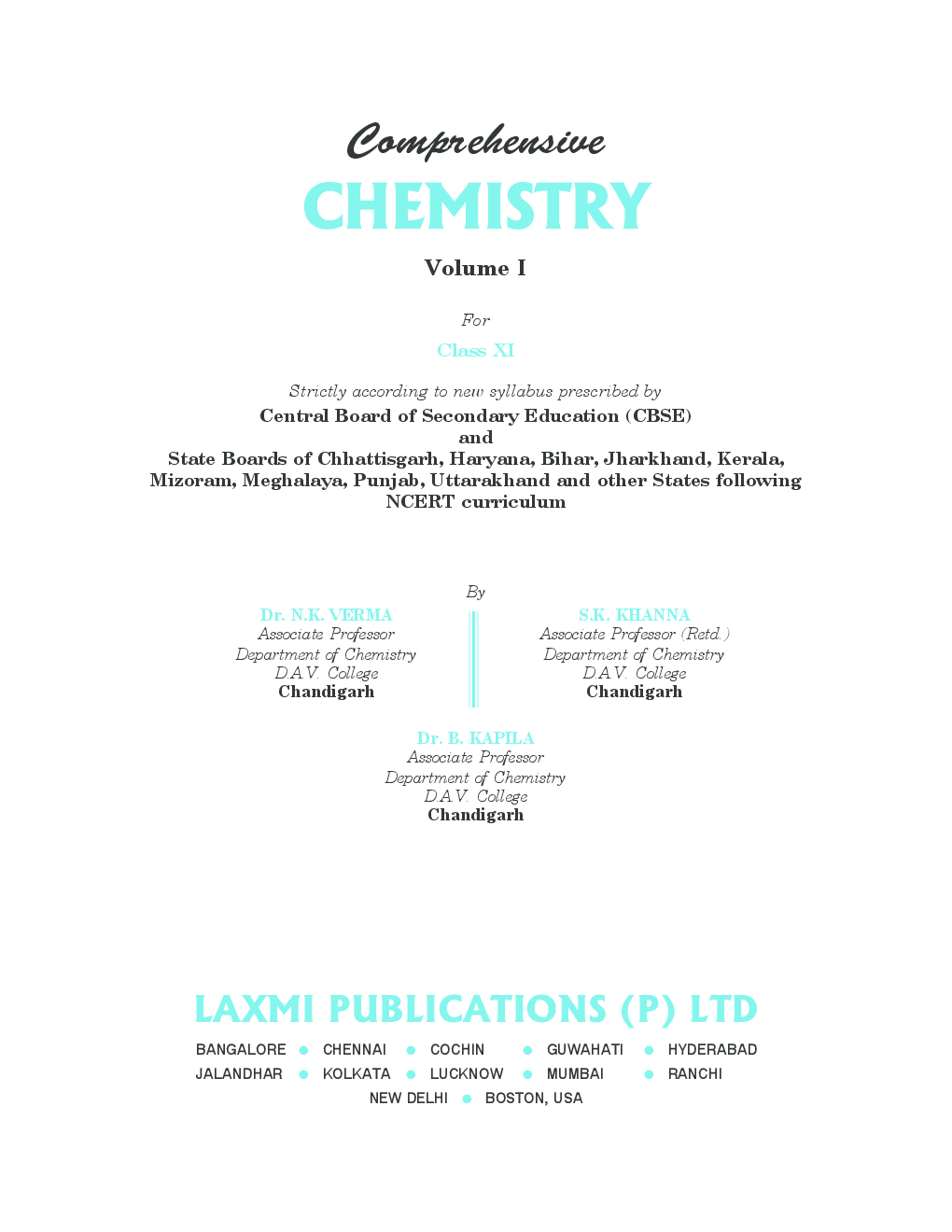 Comprehensive Chemistry Class 11th Vol I And II 2013 - Page 4