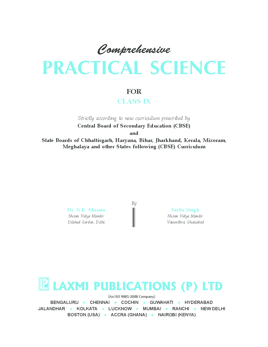 Download Comprehensive Practical Science For Class 9th PDF Online by N