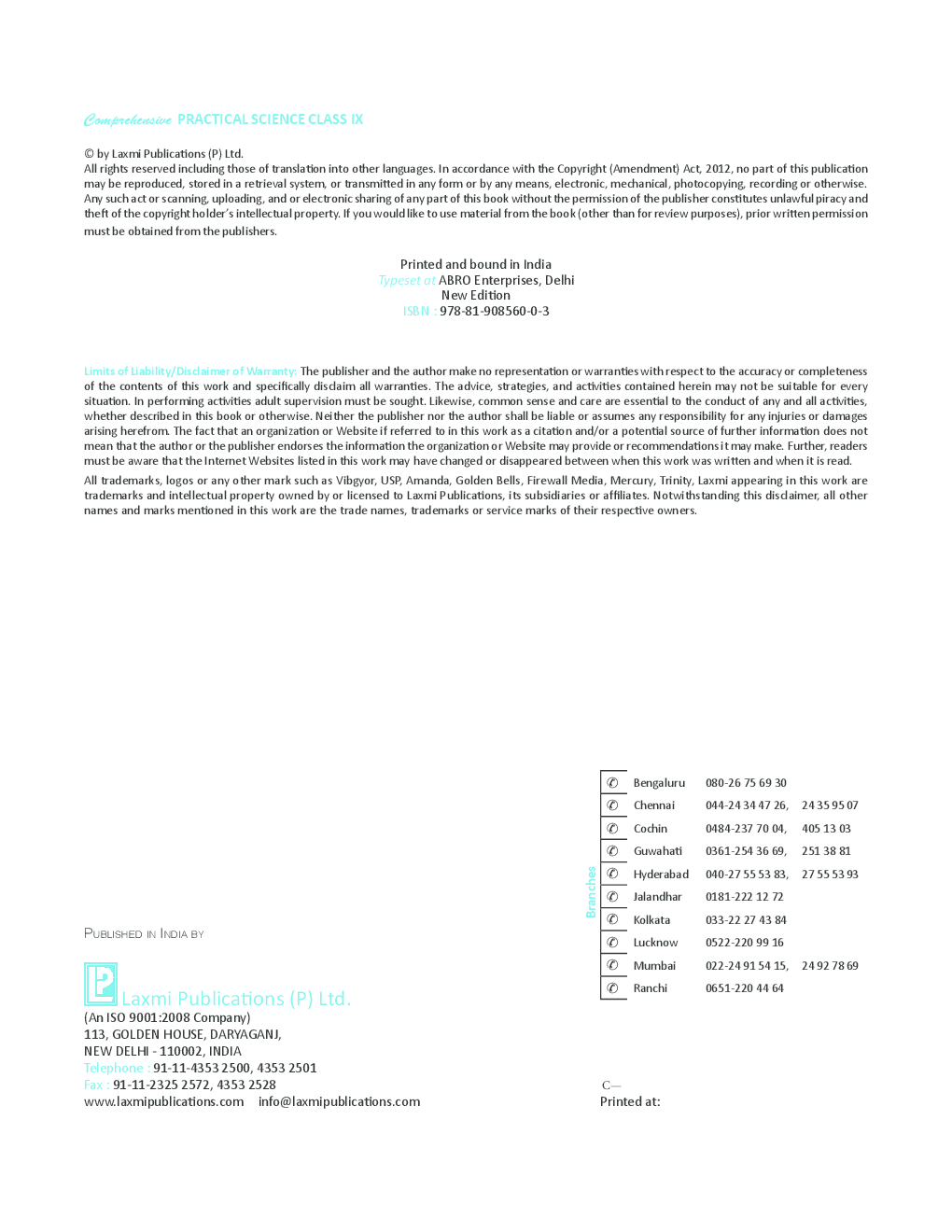 Stochastic Processes