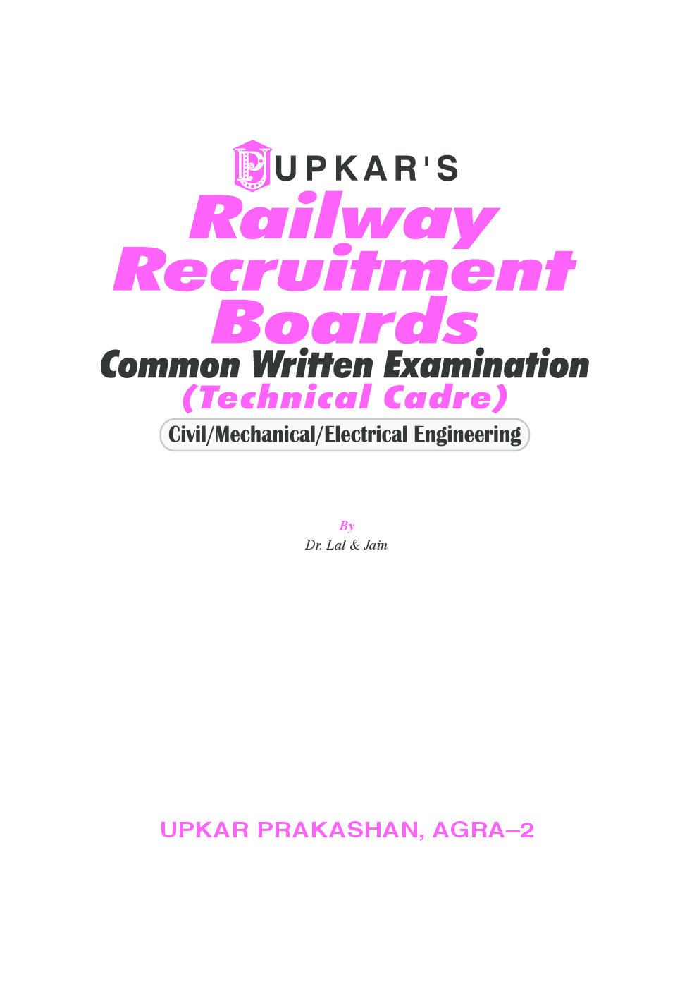 Railway Recruitment Boards Common Written Examination (Technical Cadre) - Page 2