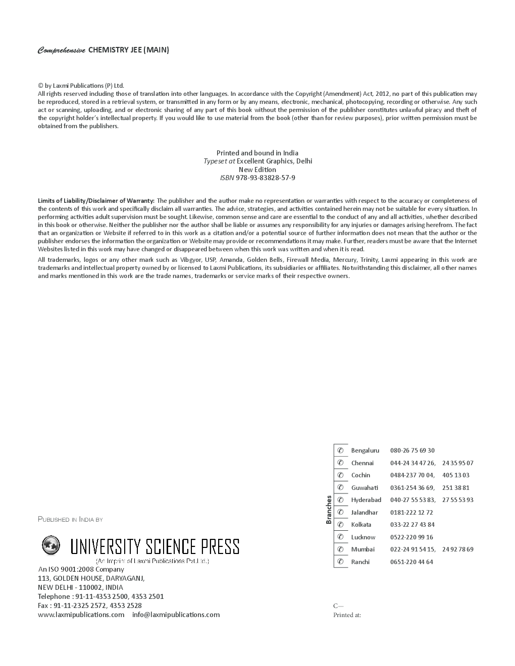 Comprehensive Chemistry JEE (Main) and Other Competitive Examinations - Page 4