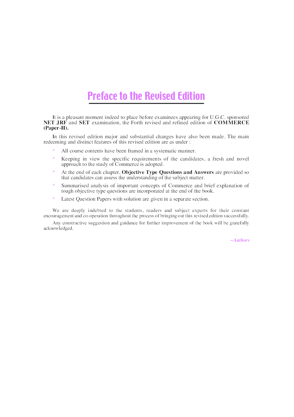 UGC NETJRFSET Commerce Paper II - Page 4