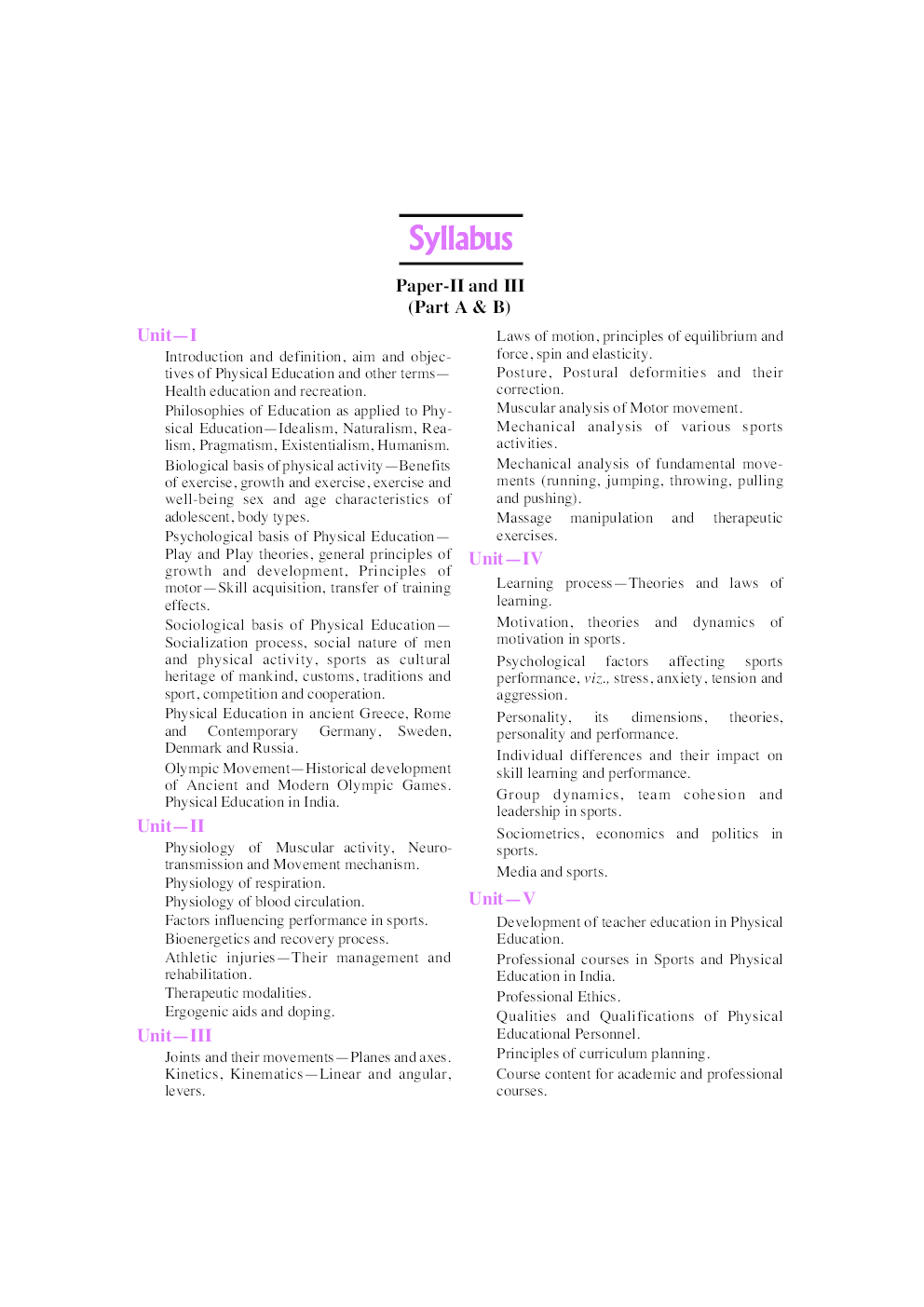 UGC NET/JRF/SET Physical Education Paper II and III - Page 5