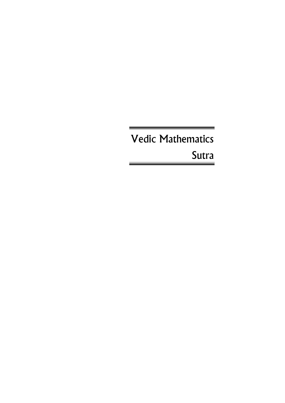 Vedic Mathematics Sutra - Page 5