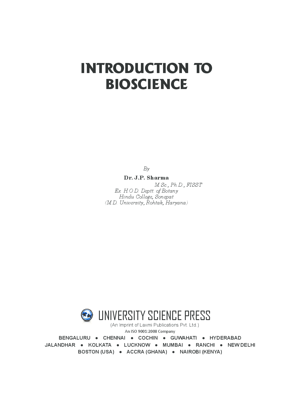 Introduction to Bioscience - Page 5