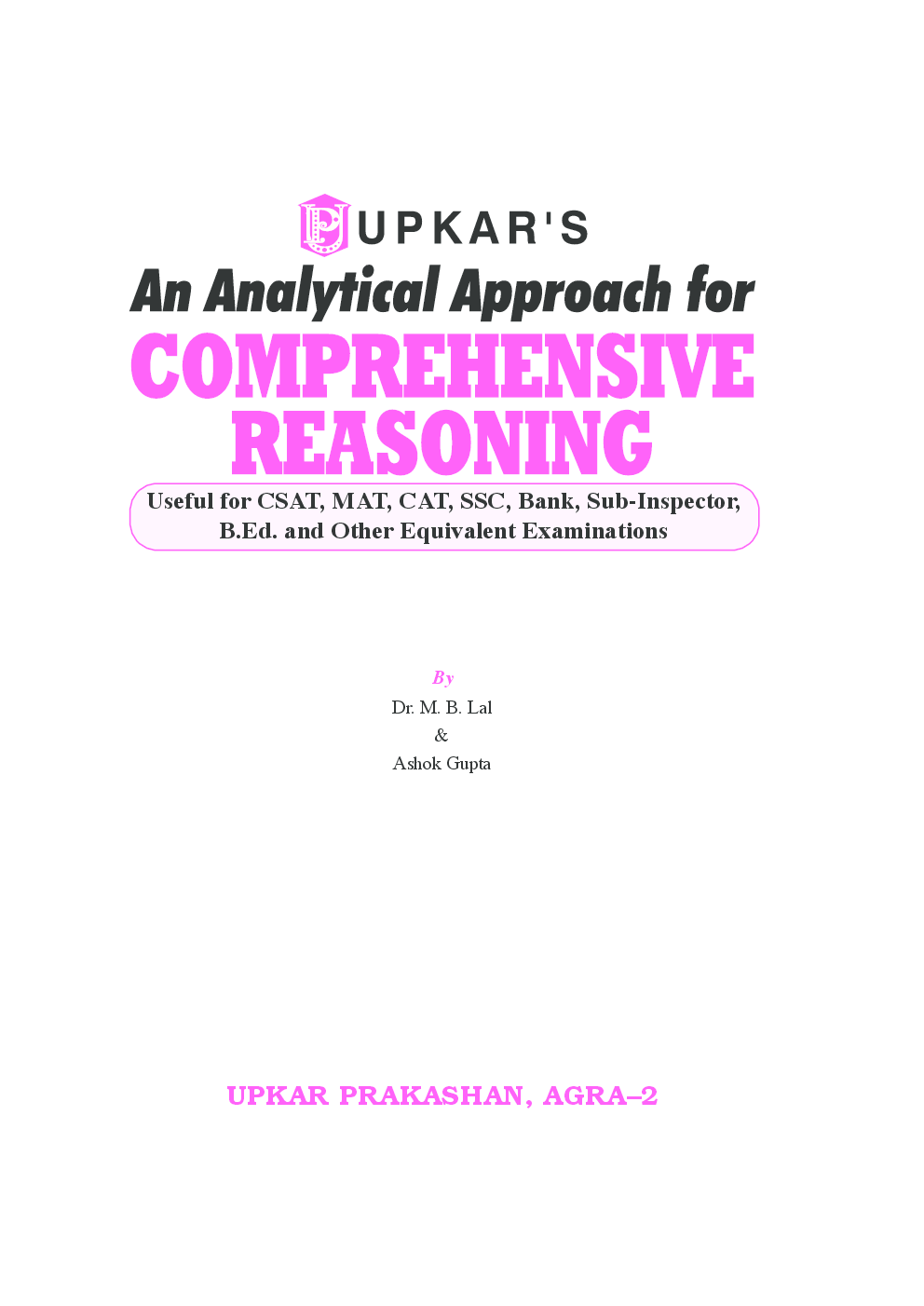 An Analytical Approach for Comprehensive Reasoning - Page 2