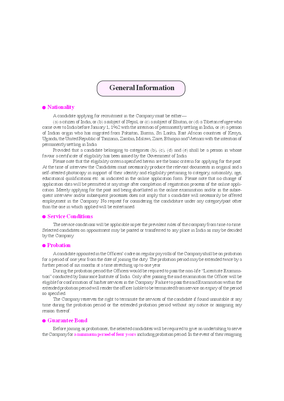 नेशनल इंश्योरेंस कंपनी लि. प्रशासनिक अधिकारी (जेनरलिस्ट) भर्ती परीक्षा - Page 5