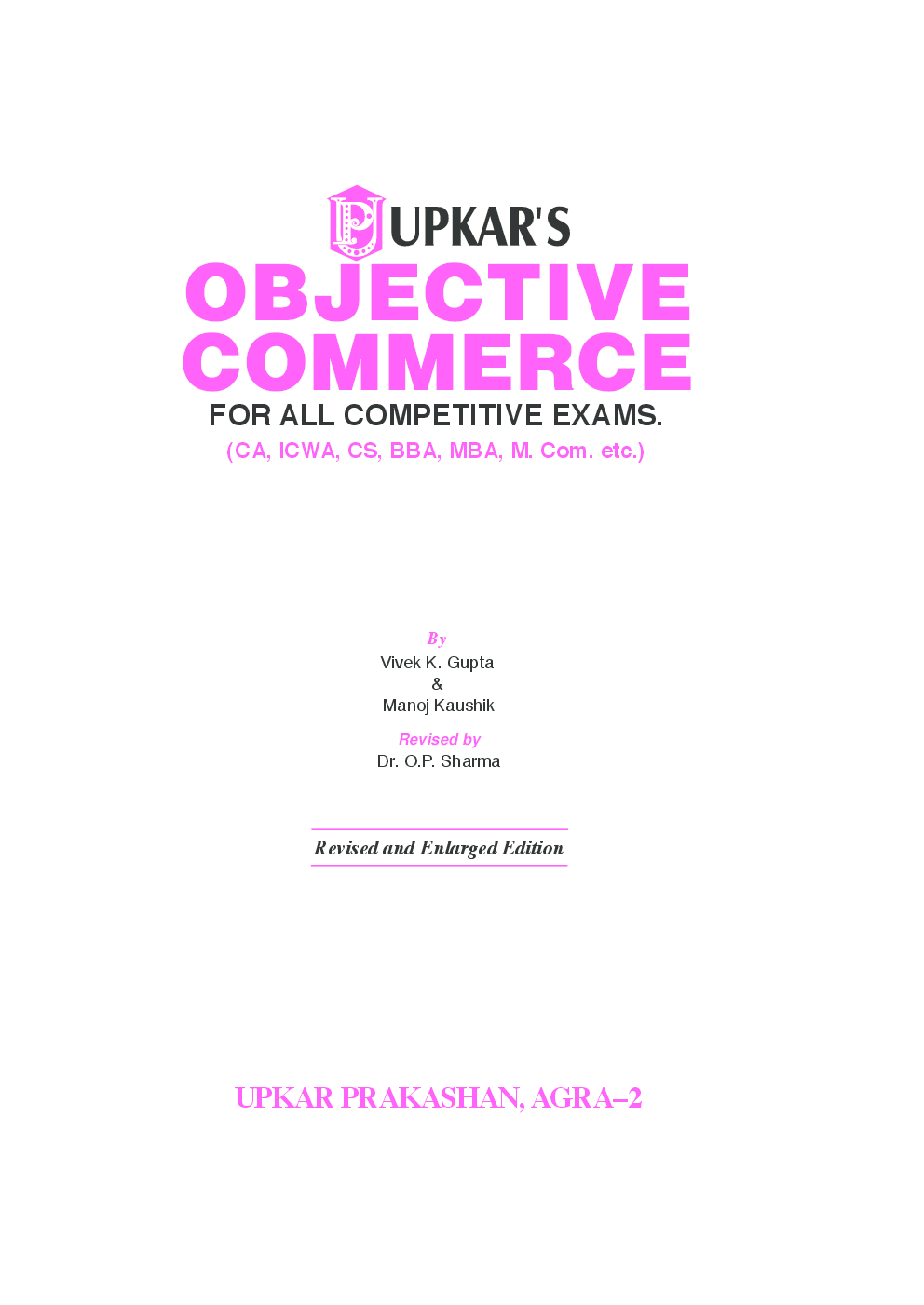 Objective Commerce For CA, ICWA, CS, MBA, M.Com. Etc - Page 2