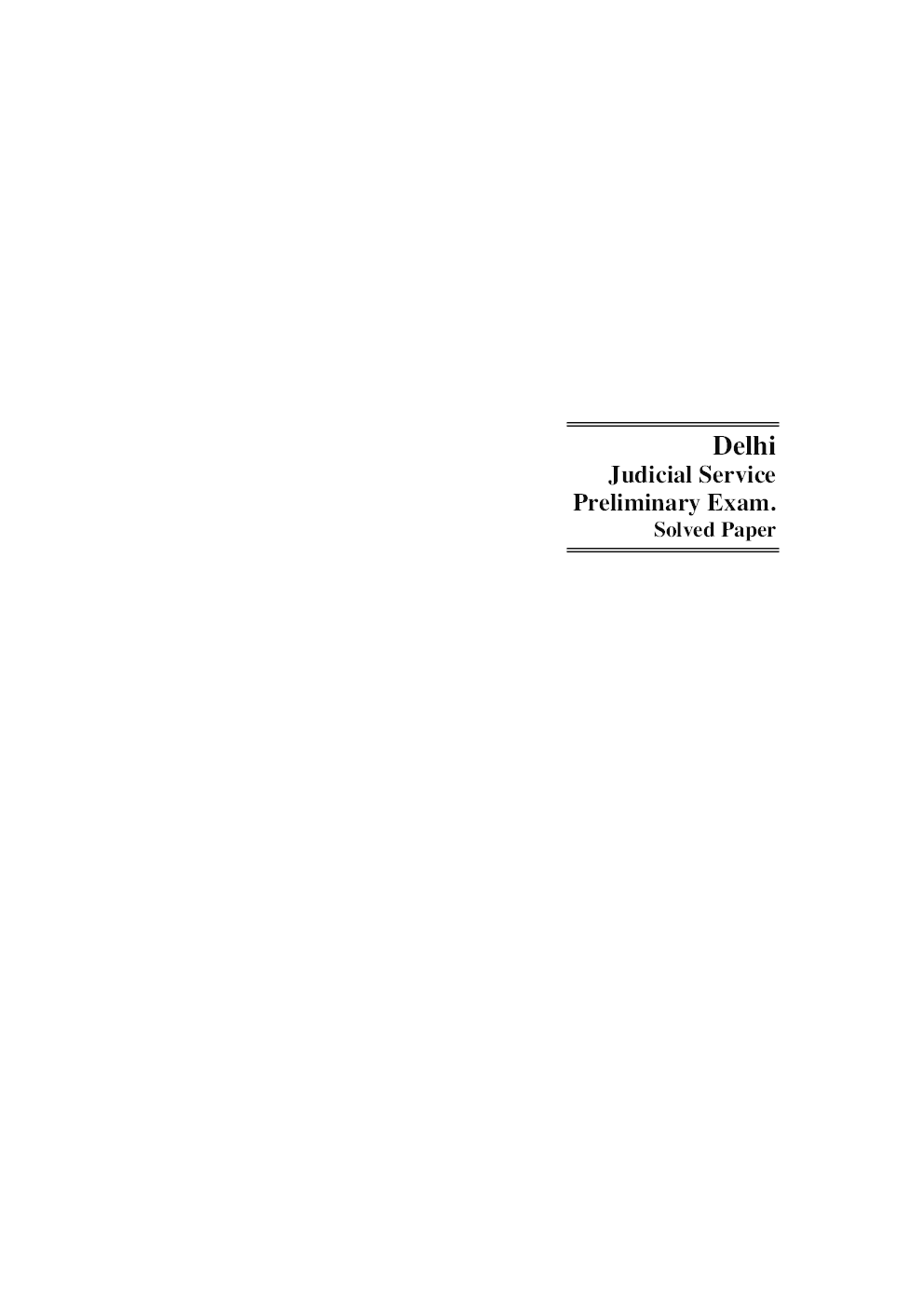 Civil Judge And Public Prosecutor Exam. Solved Paper - Page 5