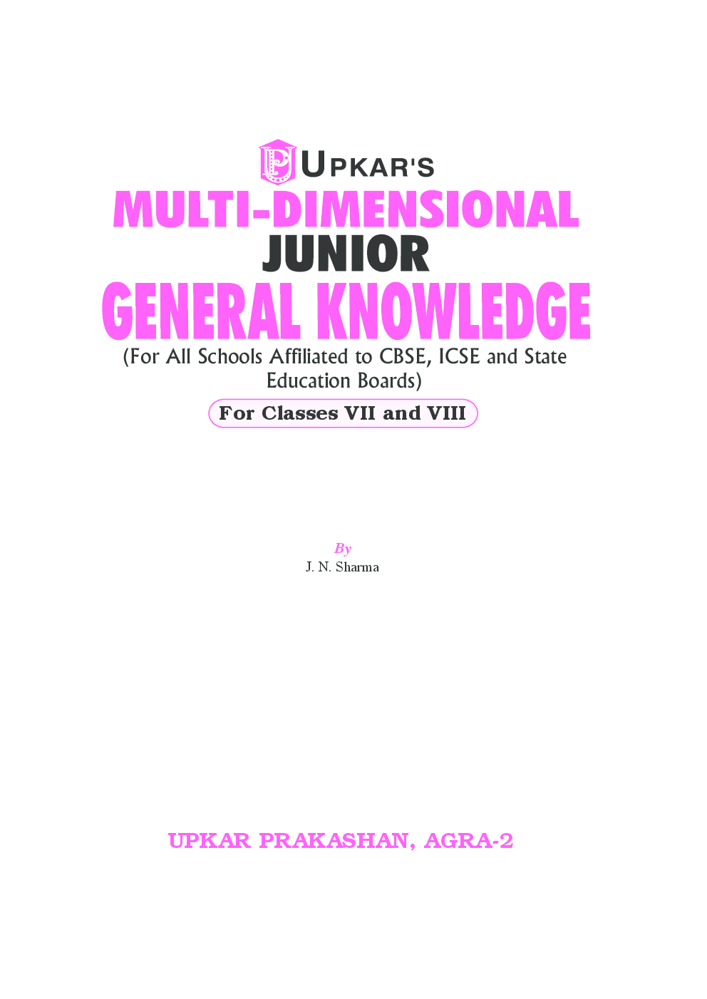 Multi-Dimensional Junior General Knowledge - Page 2