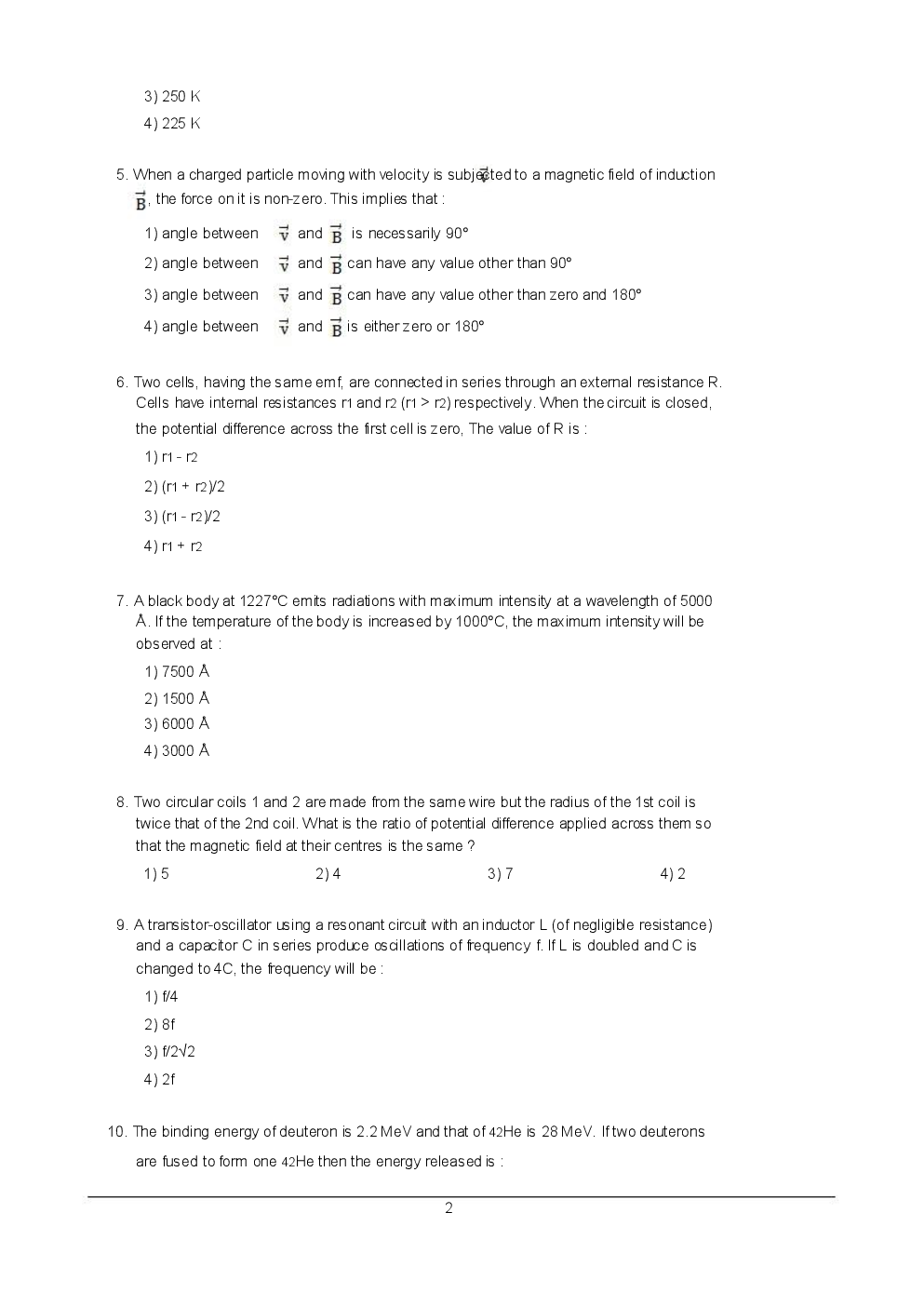 AIPMT Previous Year Solved Question Papers I 2006 - Page 4