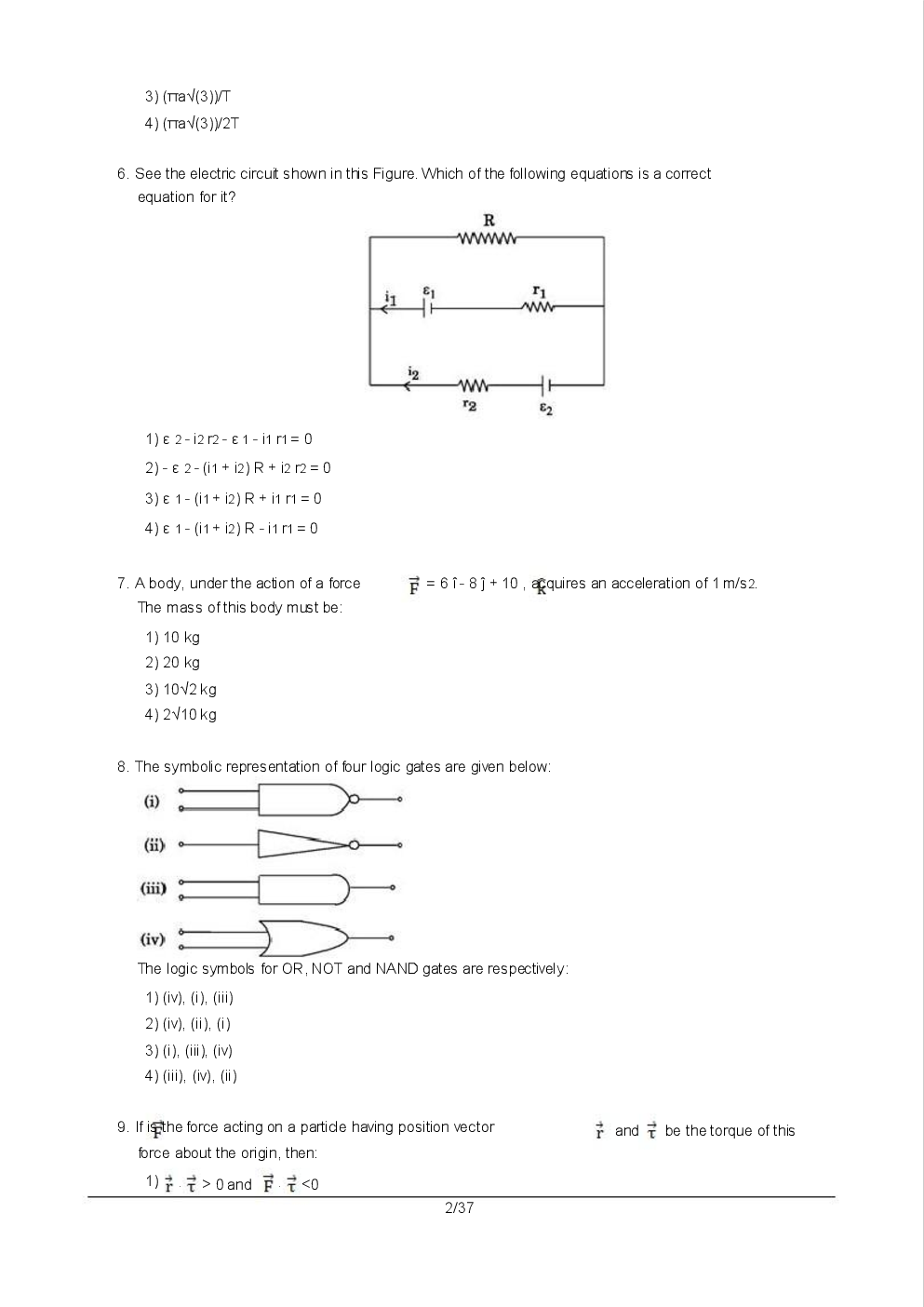 AIPMT Previous Year Solved Question Papers I And II 2009 - Page 4