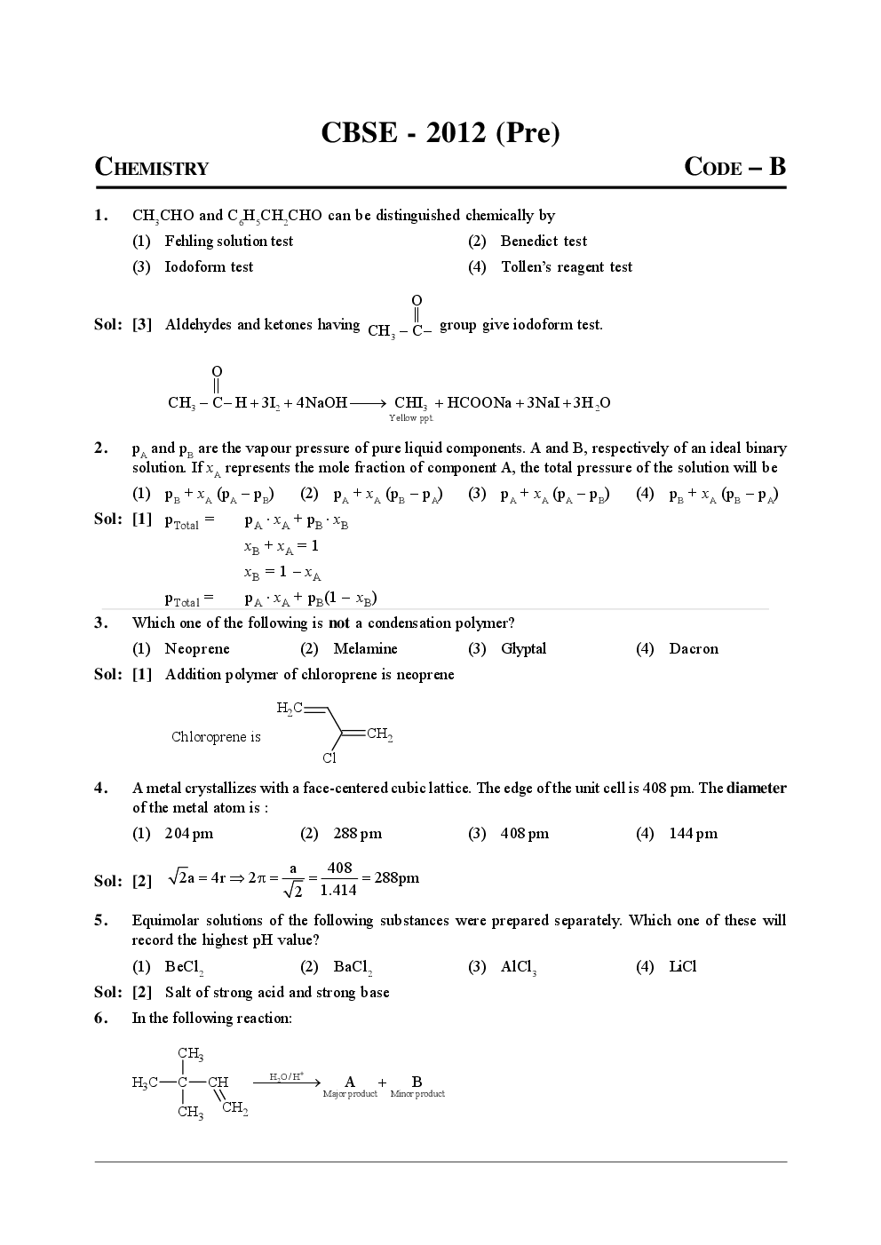 AIPMT Previous Year Solved Question Papers I And II 2012 - Page 3