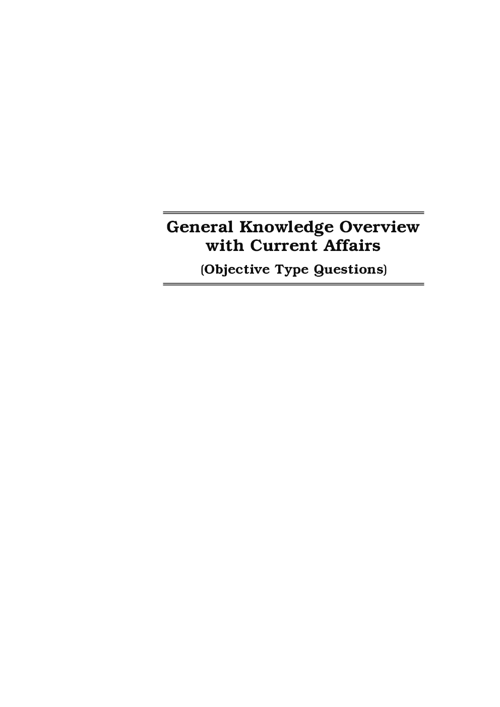 General Knowledge Overview With Current Affairs - Page 5