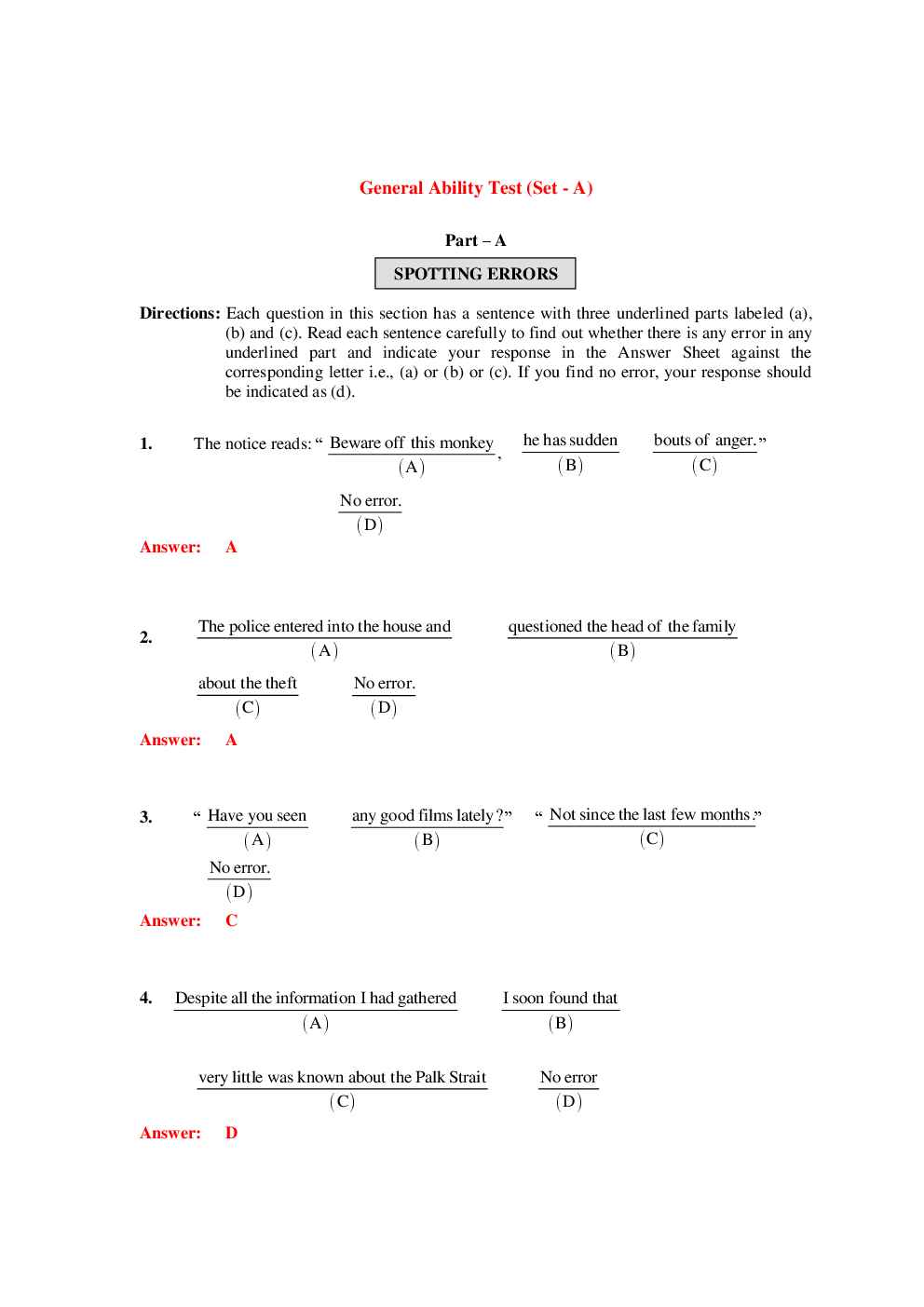 IES Previous Year Solved Question Papers For General Ability And General English 2010-2015 - Page 2
