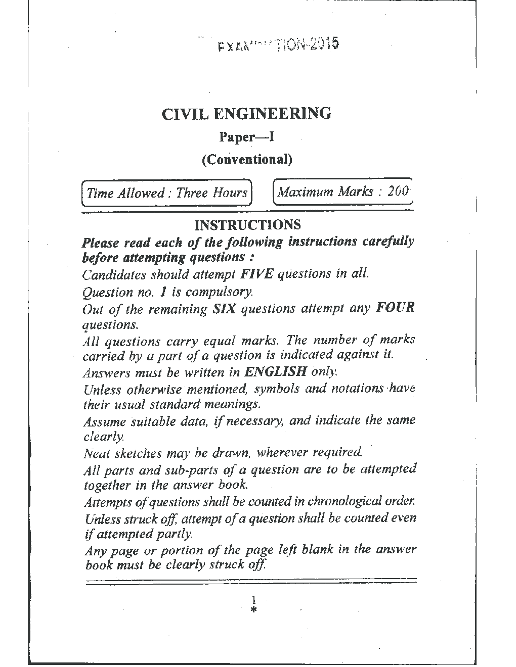 IES Unsolved Conventional Papers For Civil Engineering  2009-2015 - Page 2