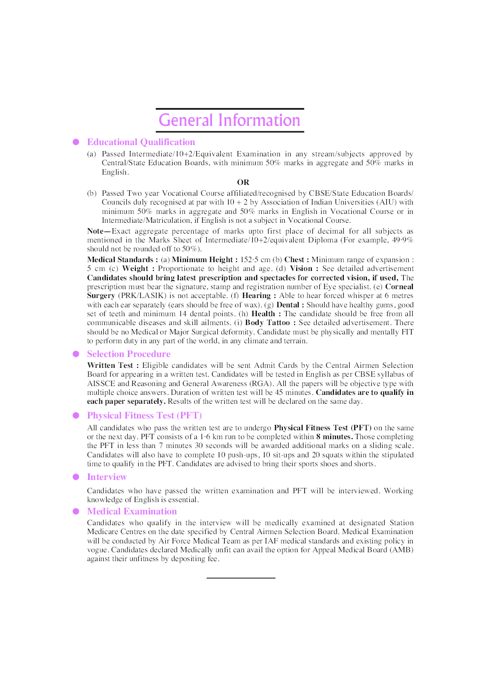 भारतीय वायुसेना वायुसैनिक चयन परीक्षा (ग्रुप ‘Y’ ट्रेड नॉन-टेक्निकल)  - Page 5