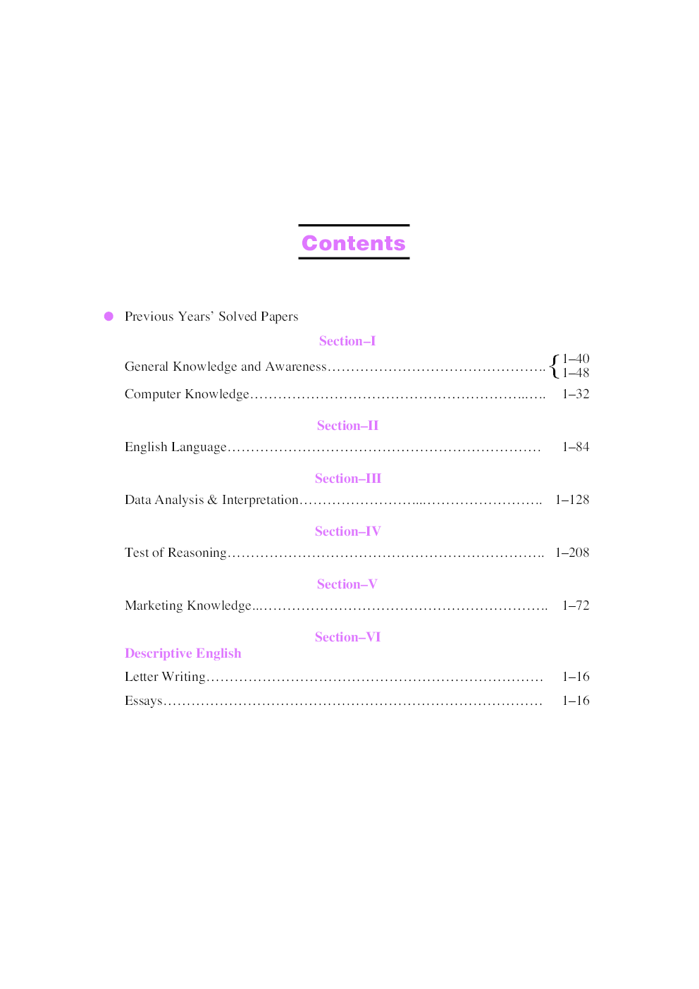 State Bank Probationary Officers Main Examination - Page 4