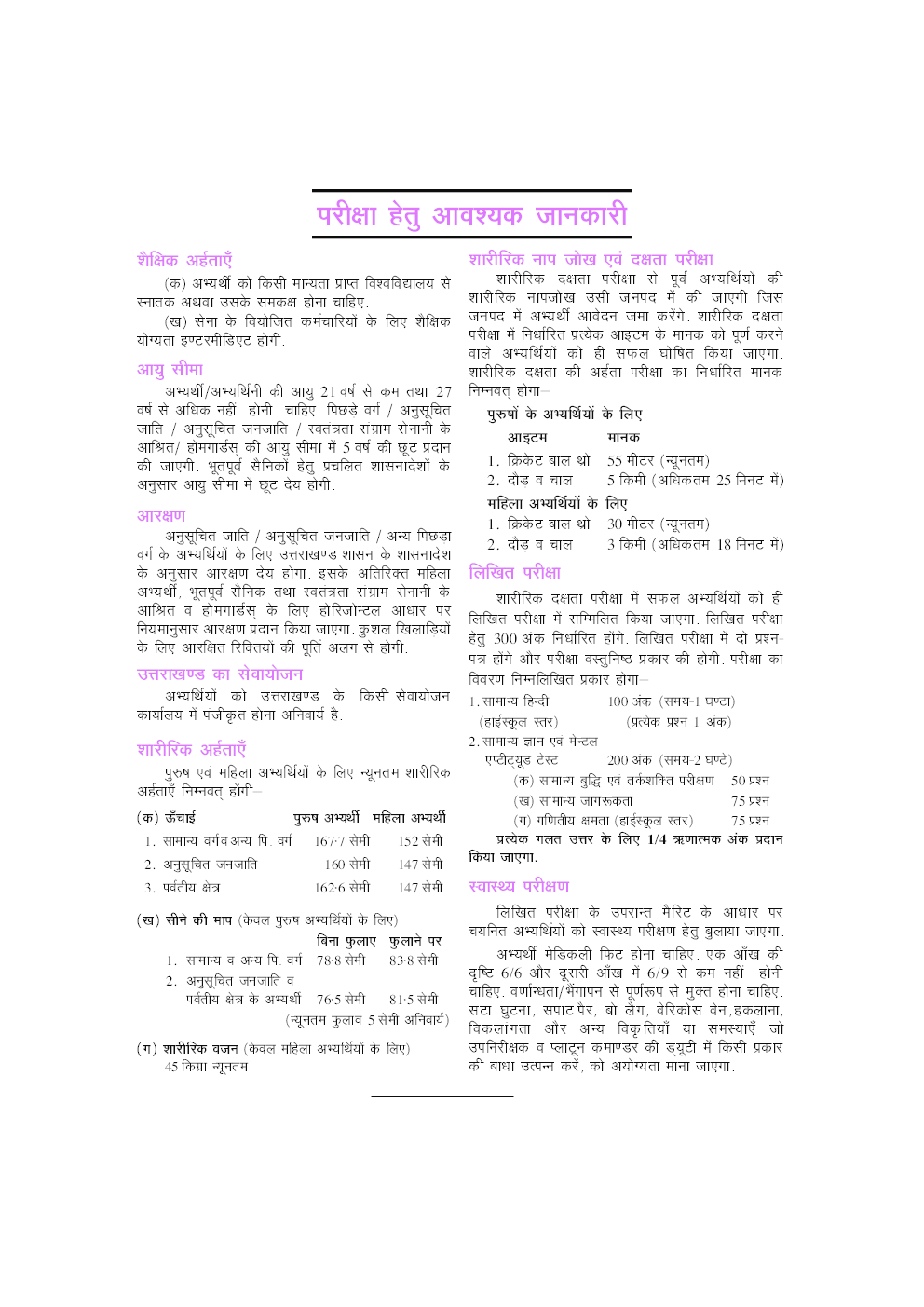 उत्तराखण्ड सब–इंस्पेक्टर पुलिस भर्ती परीक्षा - Page 5