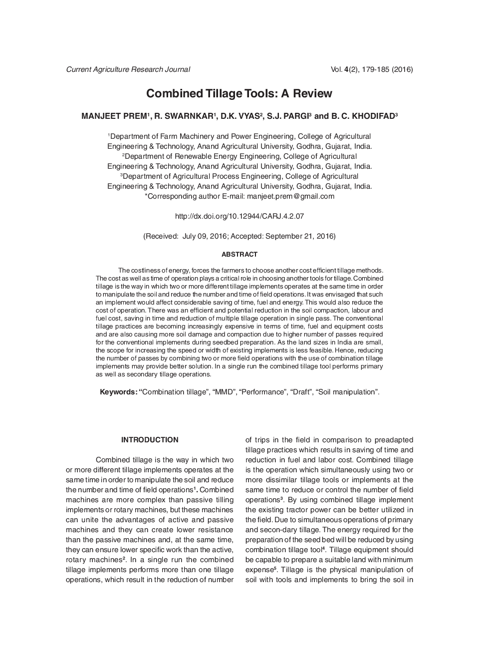 Combined Tillage Tools: A Review - Page 2