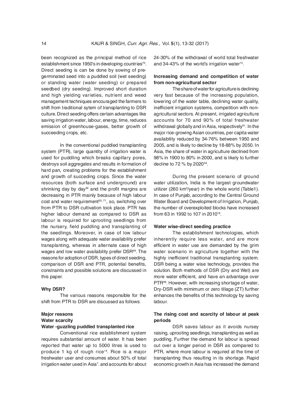 Direct Seeded Rice: Prospects, Problems/Constraints And Researchable Issues In India - Page 3