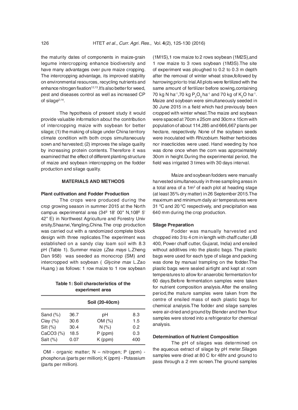 Effect Of Different Planting Structure Of Maize And Soybean Intercropping On Fodder Production And Silage Quality - Page 3