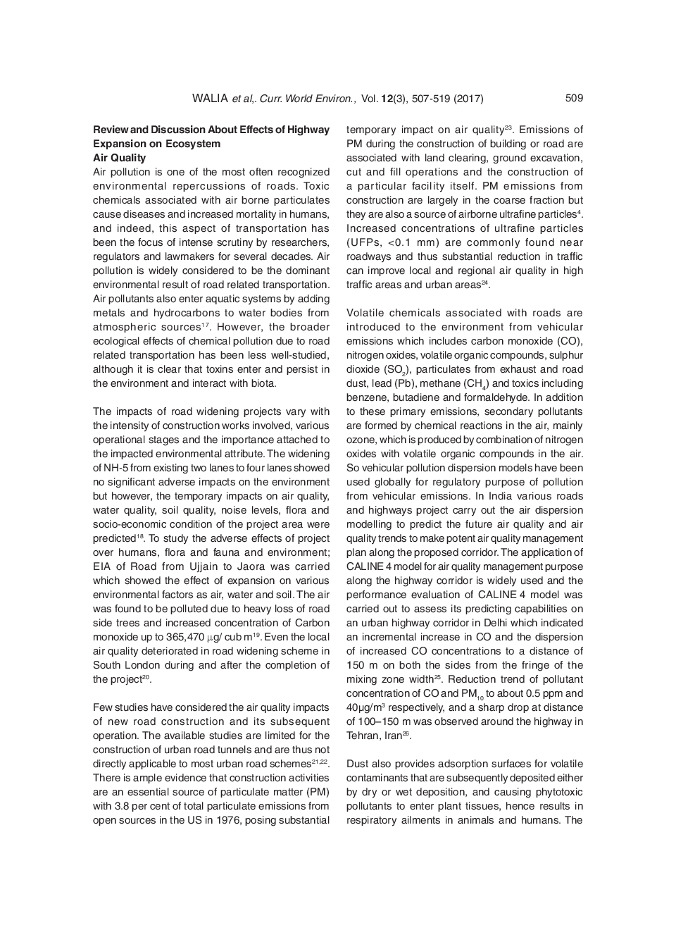 Environment Impact Assessment Of Highway Expansion – A Review - Page 4