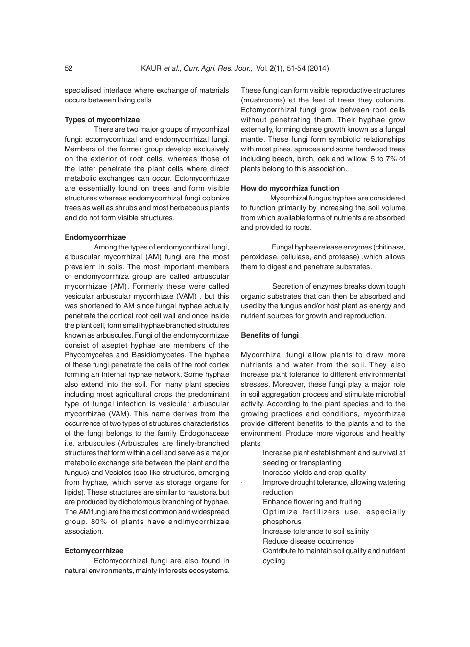 Influence Of Different Types Mycorrhizal Fungi On Crop Productivity - Page 3