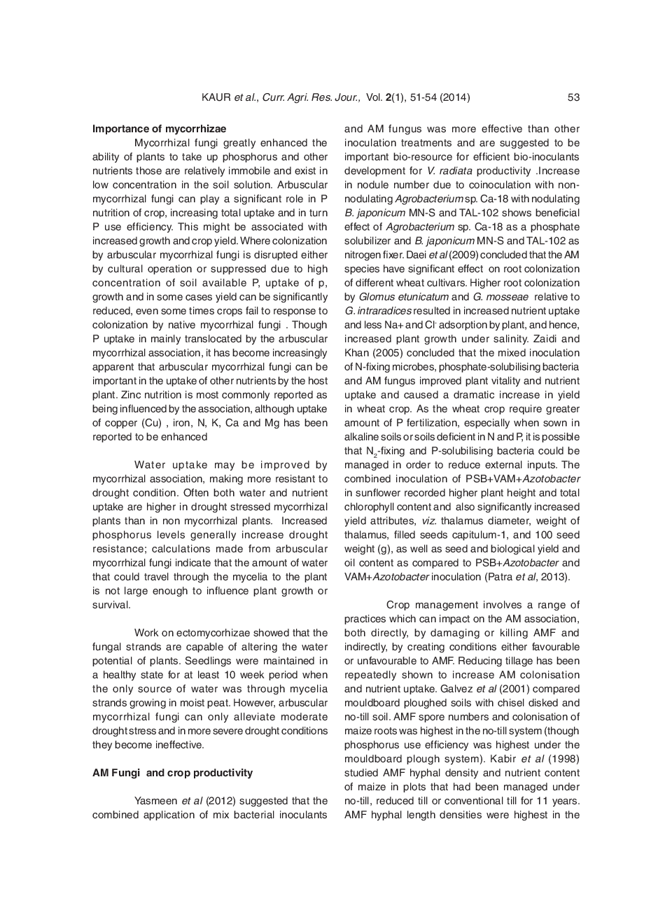 Influence Of Different Types Mycorrhizal Fungi On Crop Productivity - Page 4