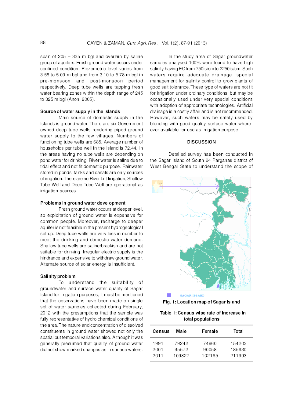 Mitigation Of Water Crisis And Growing Crops In Lean Period By Rainwater Harvesting Through Concreted Rooftops And Household Ponds In Sagar Island - Page 3