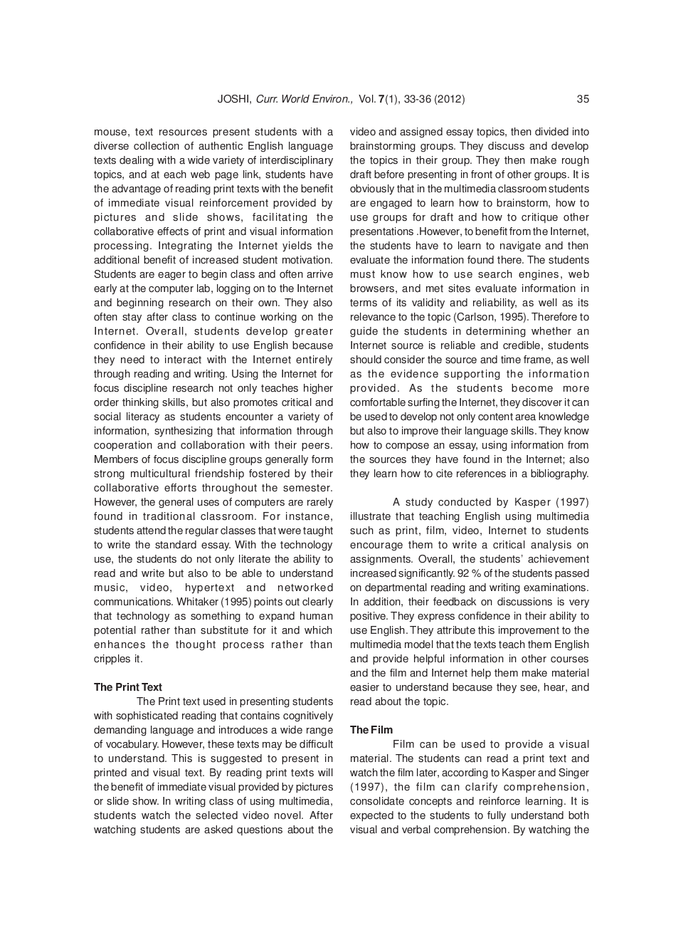 Multimedia: A Technique In Teaching Process In The Classrooms - Page 4