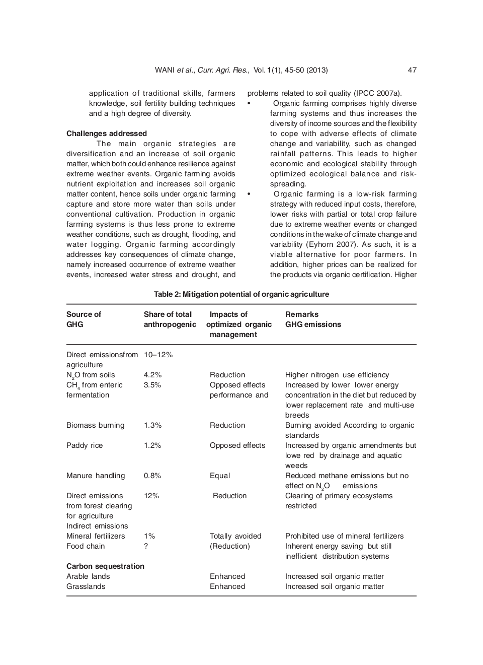 Organic Farming: As A Climate Change Adaptation And Mitigation Strategy - Page 4