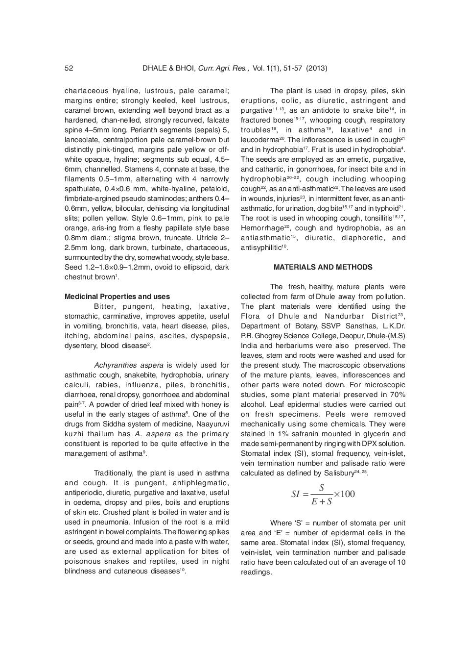 Pharmacognostic Characterization And Phytochemical Screening Of Achyranthes Aspera Linn - Page 3