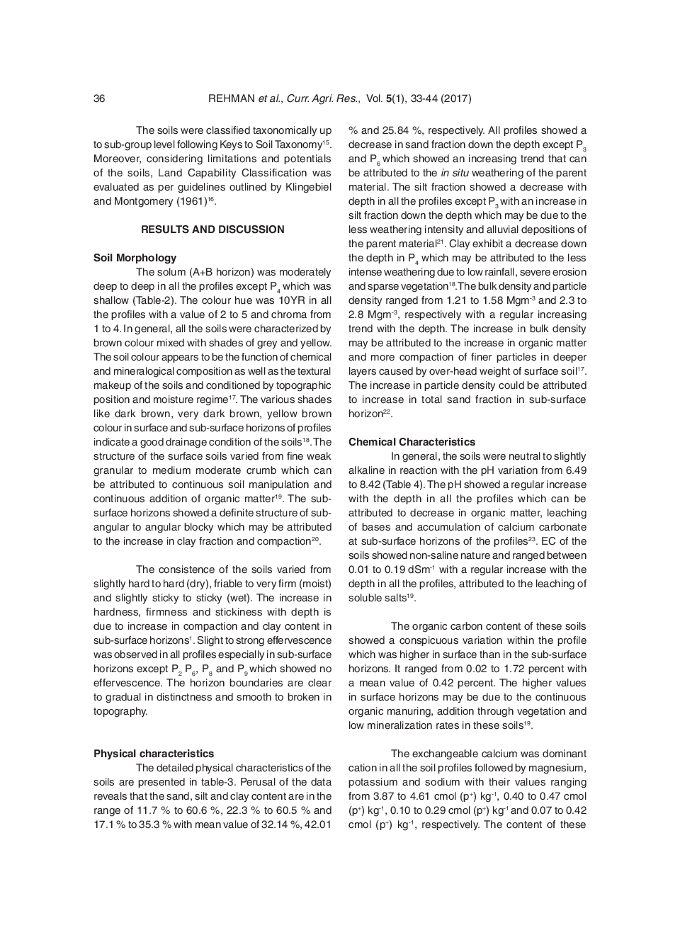 Taxonomical Classification Of Arable Lands In The District Pulwama Of Kashmir, India - Page 5