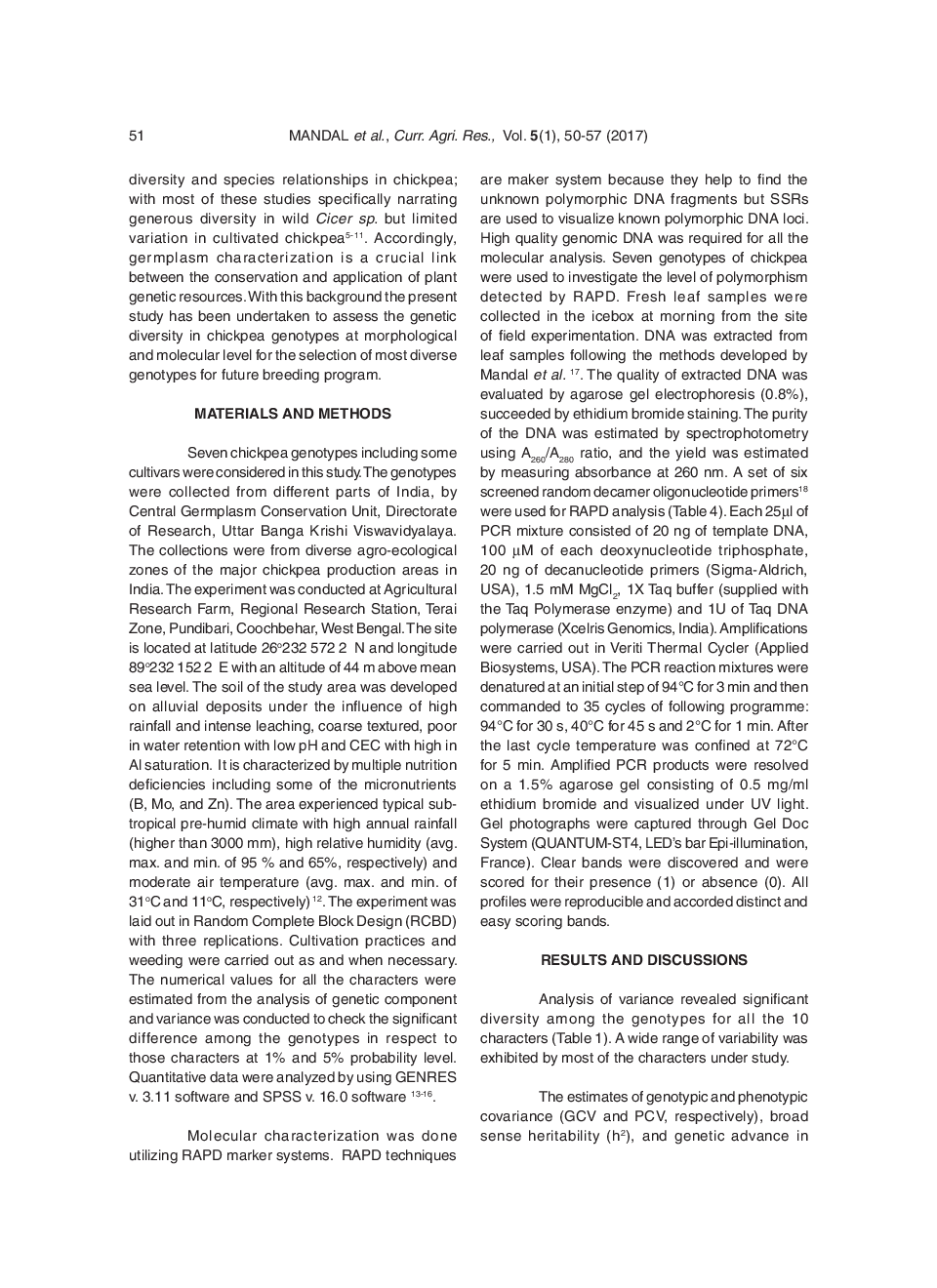 Unlocking Genetic Diversity In Selected Chickpea Genotypes Using Morphological And Molecular Markers - Page 3