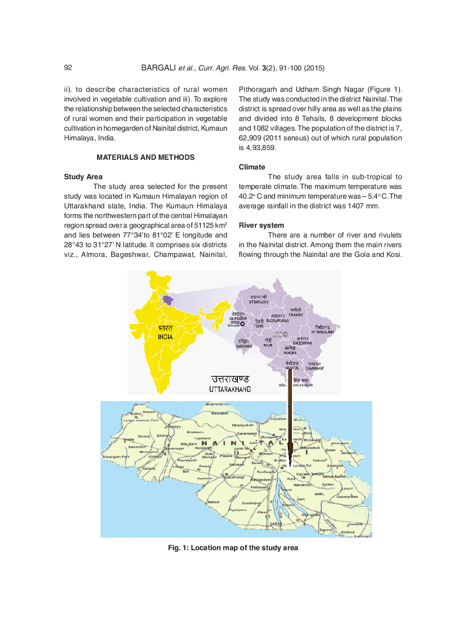Contribution of Rural Women in Vegetable Cultivation in Homegardens of Nainital District, Kumaun Himalaya, India - Page 3