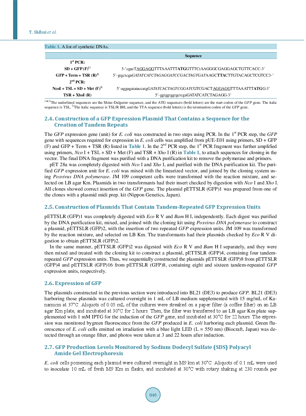 A New Tandem Gene Construction Method Involving A Cloning System Using Poxvirus DNA Polymerase, And Its Application To Gene Expression - Page 4