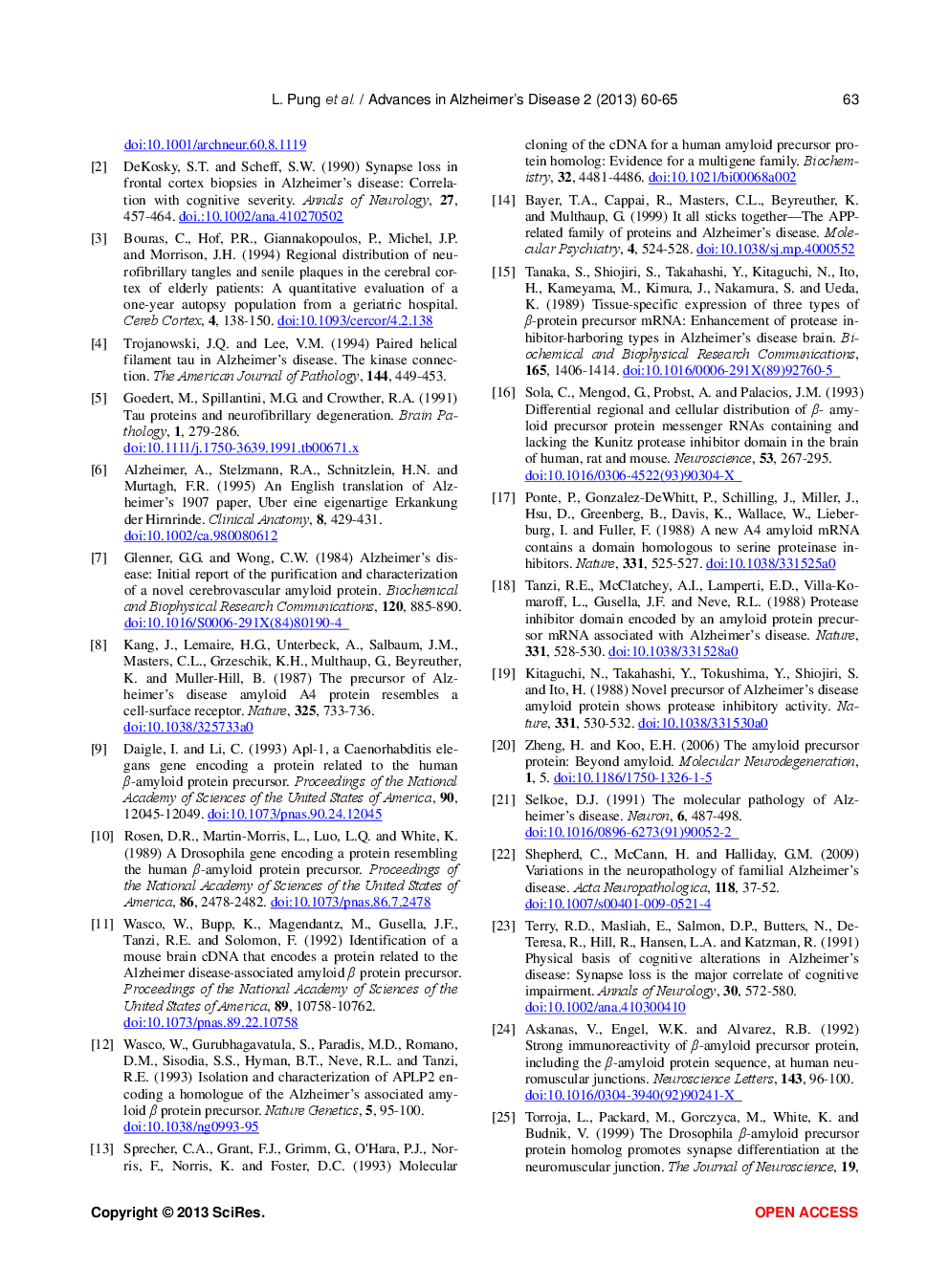 The Role Of APP In Alzheimer’s Disease - Page 5